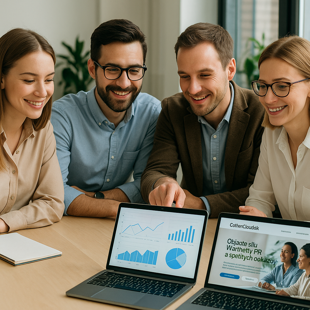 Tím CottonCloud.sk spoločne pracuje na budovaní online viditeľnosti klientov