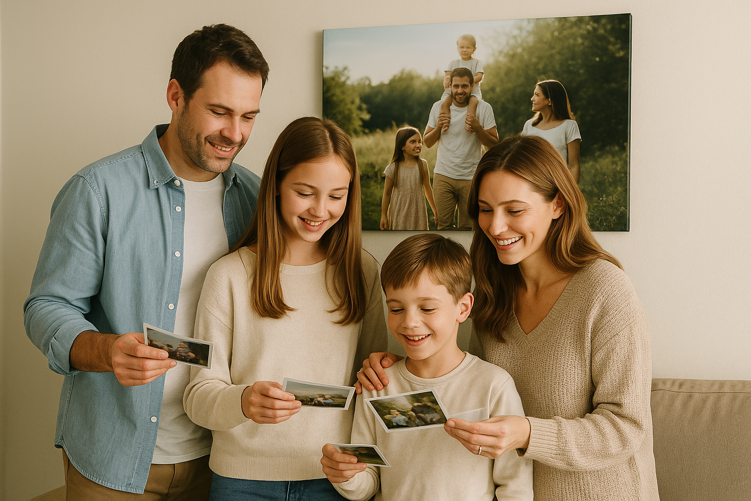 Premeňte fotografie na spomienky: Ako fotoobraz na plátne a tlač fotiek obohacujú rodinný život