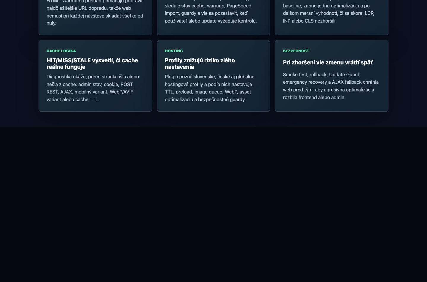 Custom Performance Cache