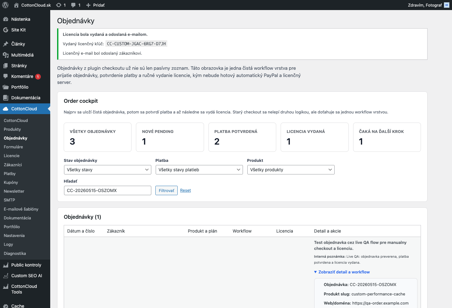 predaj WordPress pluginu